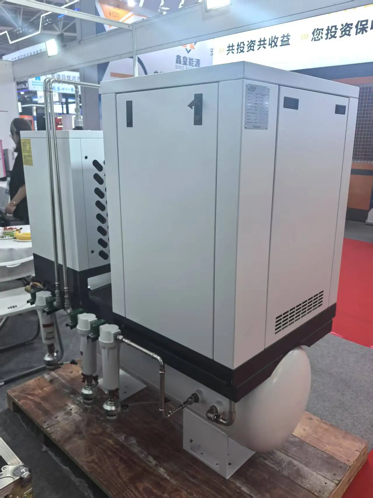 Oil-free Scroll Air Compressor Complete Machine Made Jiangsu China 3.7KW-55KW Brand Wheat Harvest Metal Construction 2-Year - Image 5