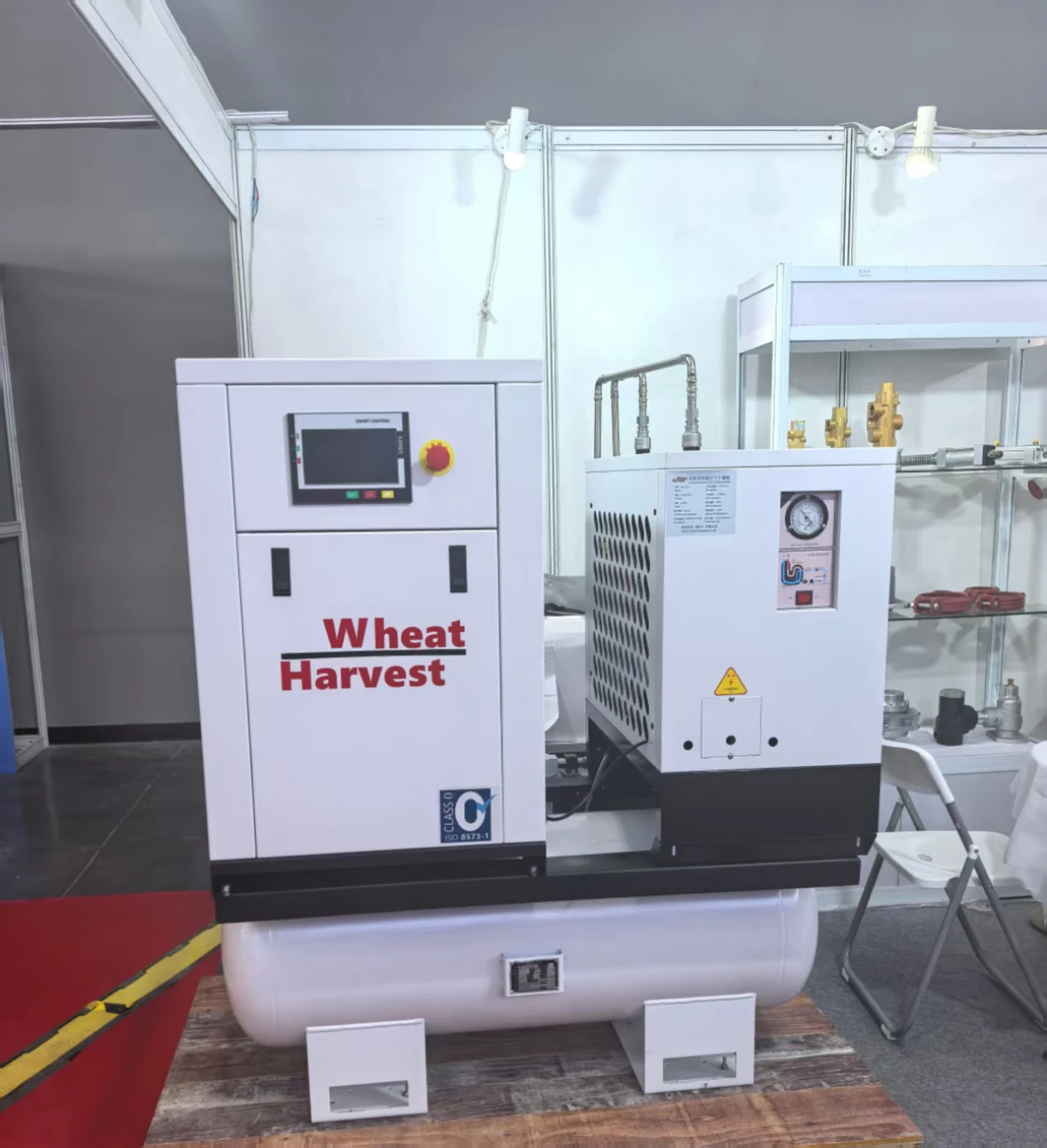 Oil-free Scroll Air Compressor Complete Machine Made Jiangsu China 3.7KW-55KW Brand Wheat Harvest Metal Construction 2-Year - Image 2